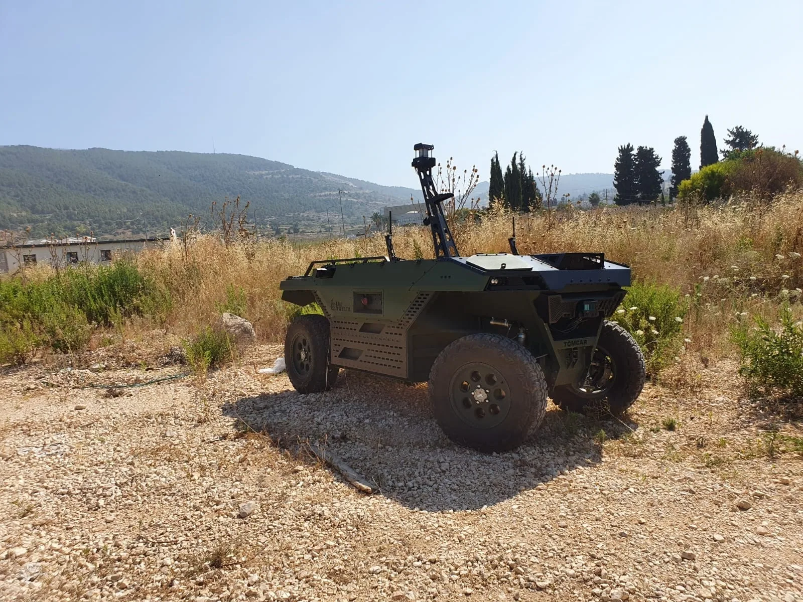 Das unbemannte Bodenfahrzeug Rex von Israel Aerospace Industries (IAI).