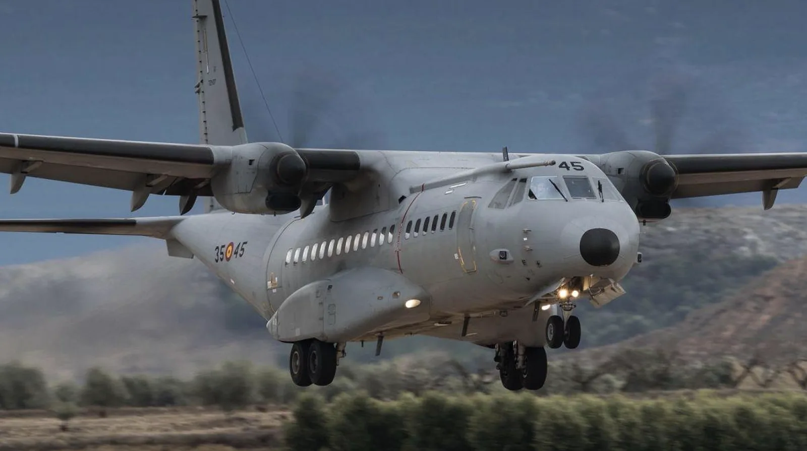 Eine Airbus C295 der spanischen Luftwaffe.