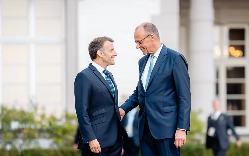 Treffen sich heute in Nörvenich: der französische Staatspräsident Emmanuel Macron und Bundeskanzler Friedrich Merz.