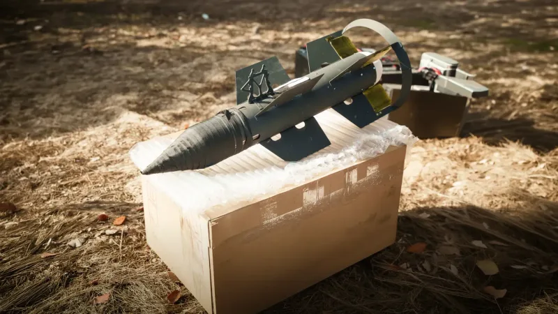 Die präzisionsgelenkte Munition des Typs Firefly aus der Ukraine ist für den Einsatz durch Bomberdrohnen vorgesehen.