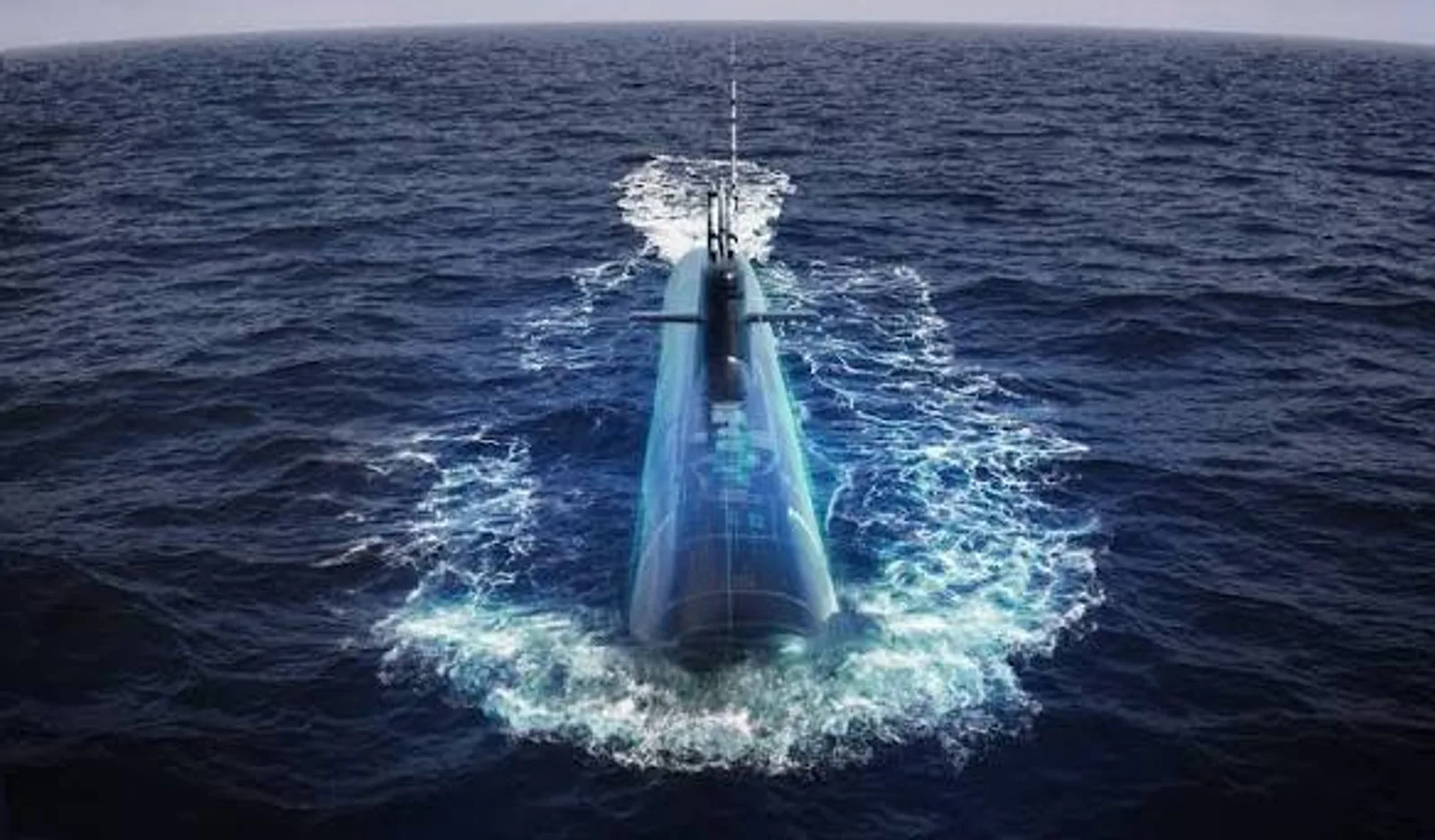 Eine digitale Grafik zeigt ein U-Boot der S-80-Klasse des spanischen Herstellers Navantia.