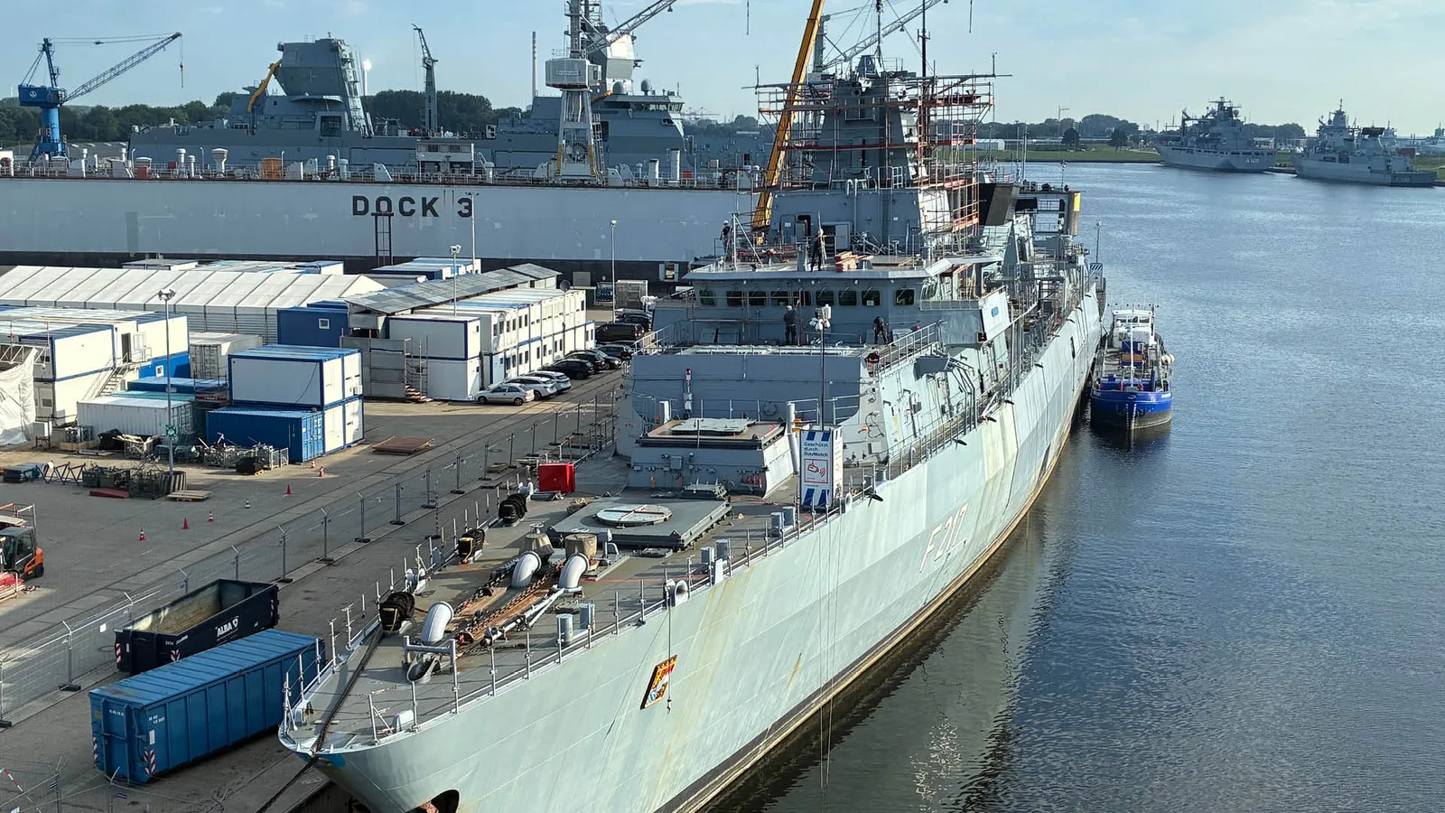 Rheinmetall hat zum Ende des zweiten Quartals 2026 den Auftrag zur Modernisierung der 143 Meter langen Fregatte BAYERN erhalten.