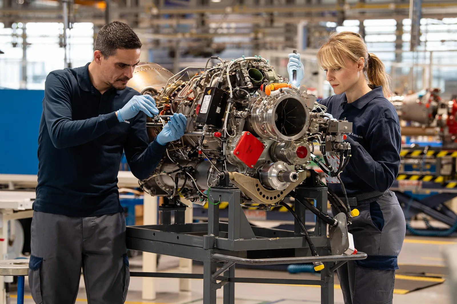 Das Hubschraubertriebwerk Arriel 2K von Safran Helicopter Engines.