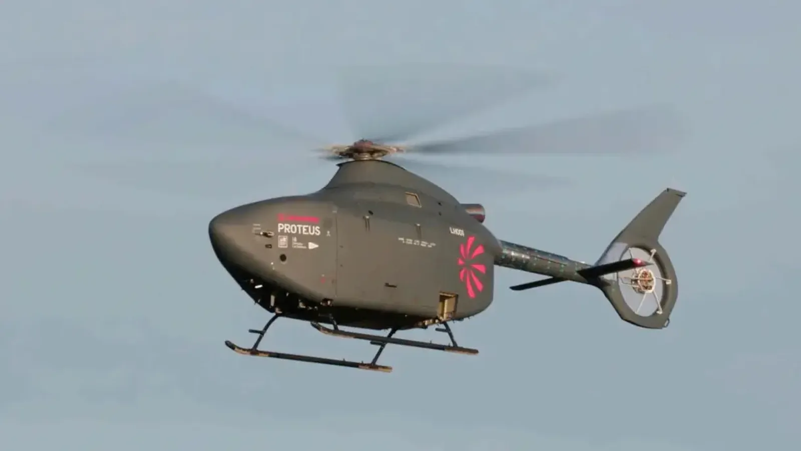 Proteus bei seinem ersten und bisher einzigen Flug.