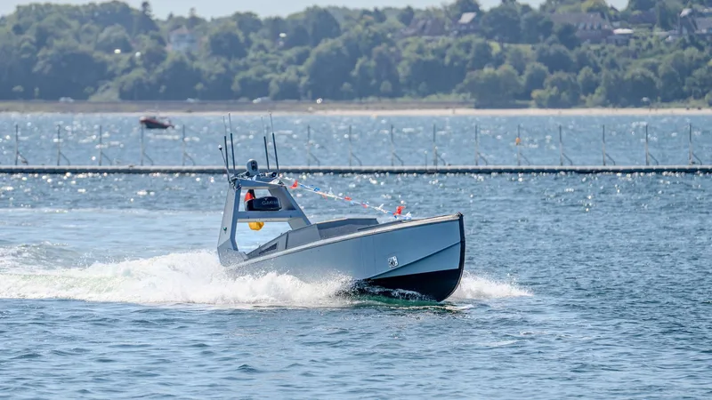 Das USV Seetaube soll die Marine bei der Aufklärung auf See unterstützten.