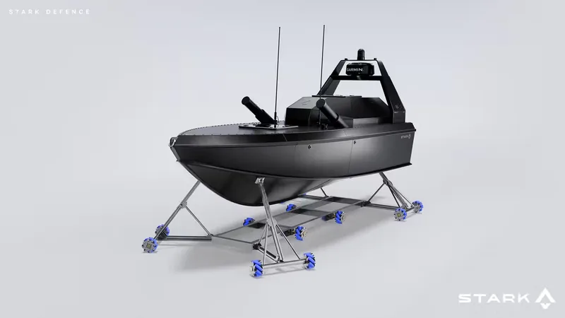 In dieser Visualisierung ist die Vanta unter anderem mit einem Radarsystem von Garmin sowie zwei Startvorrichtungen auf dem Deck ausgestattet.