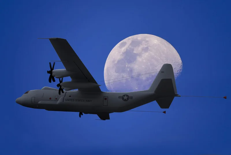 A rendering of the US Navy’s future E-130J aircraft, which is intended to succeed the E-6B Mercury in the TACAMO mission.
