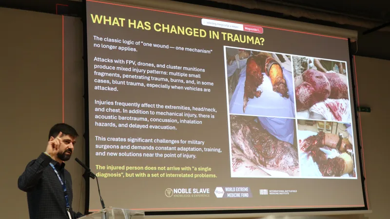 At the first NATO Medical Innovation Workshop in Budapest, Colonel Dr Roman Kuziv also spoke about how the nature of injuries has changed as a result of drone warfare.
