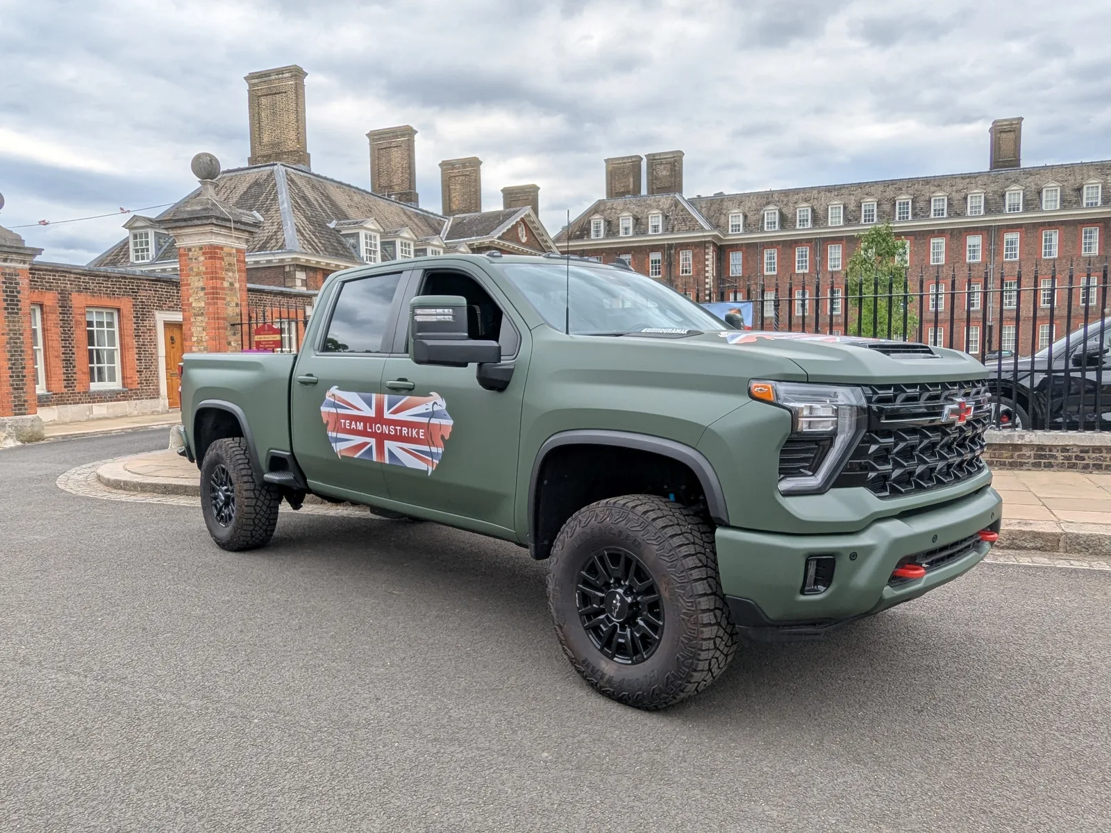 GM Defense's Chevrolet Silverado HD pickup, which forms part of Team LionStrike's LMV bid. NP Aerospace has been appointed as Team LionStrike's prime contractor and is also likely to be involved is armouring the Enhanced Protection Vehicle required by the LMV programme.