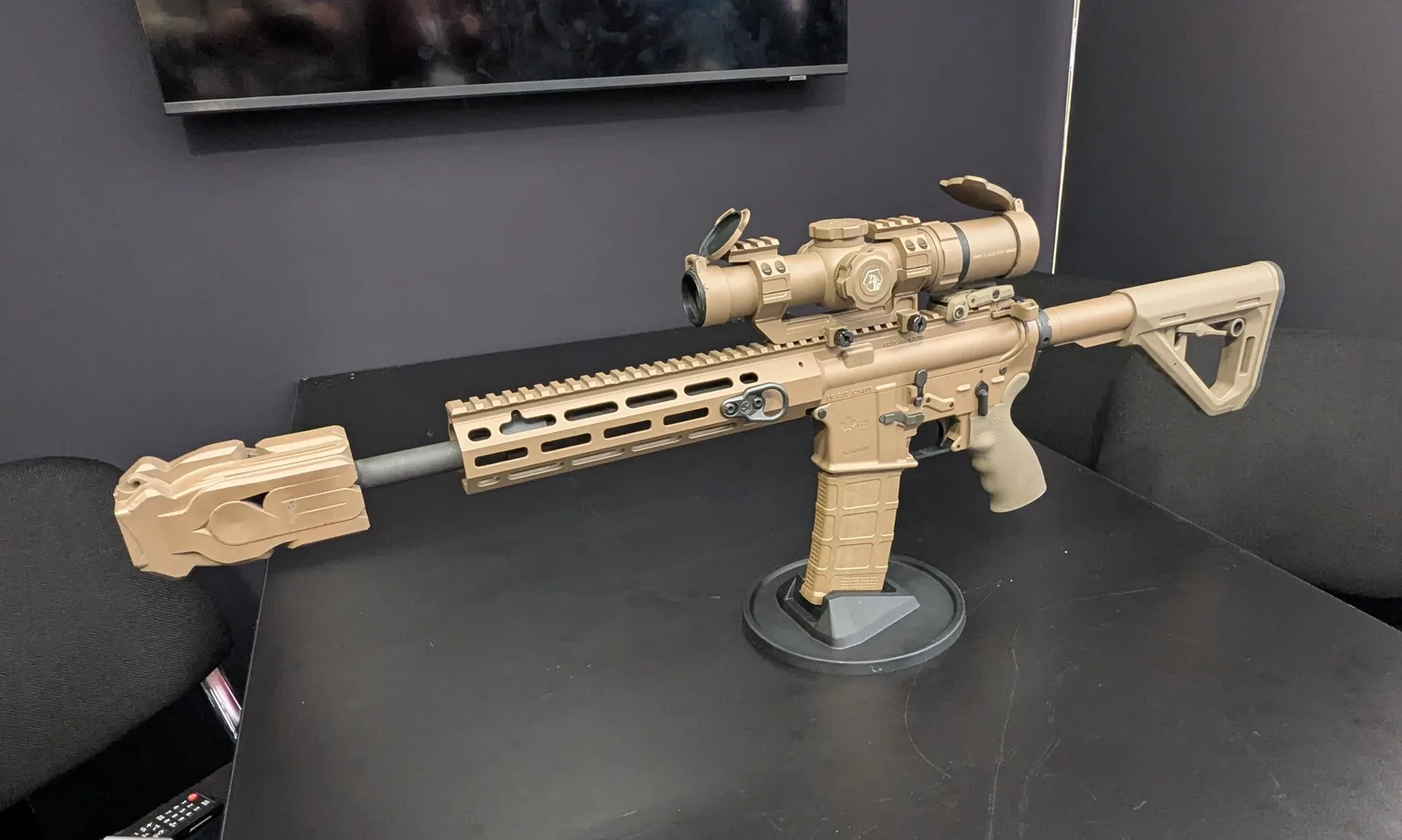The Colt Canada C25 assault rifle made it UK debut at DVD 2026, positioning the weapon as a bidder for the UK armed forces’ SA80 replacement requirement under Project Grayburn.