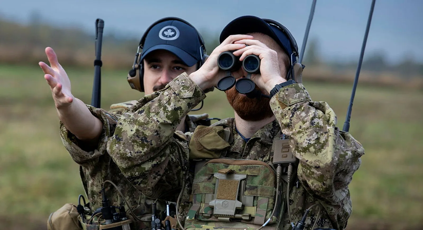 Canadian joint terminal attack controllers operating alongside the JEF on Exercise ‘Tarassis’, which took place in September/October 2025 and was the JEF’s largest and most ambitious military training exercise to date.