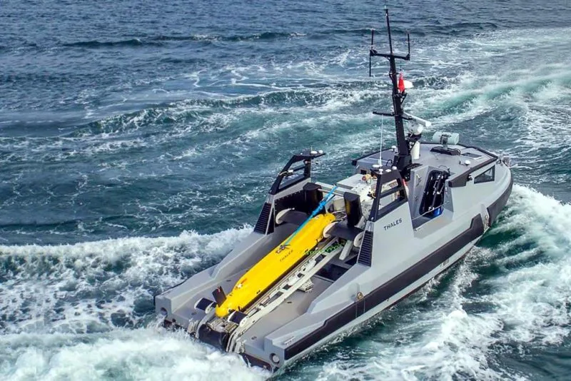 The ‘multi-domestic’ strategy of Thales, whereby sovereign IP can be distributed to the greater good, has delivered capabilities such as the UK/French unmanned Maritime Mine Counter Measures (MMCM) capability, which is now in service in both countries’ navies.