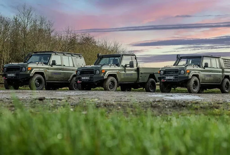 Babcock and Supacat have developed a General Logistics Vehicle family for the LMV programme based on the Toyota Land Cruiser LC70.