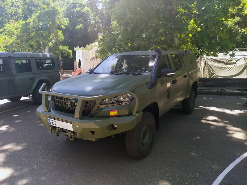 The VMTT Landtrek all-terrain vehicle, seen here in Spanish Army service, is possibly the basis of Iturri’s LMV bid.