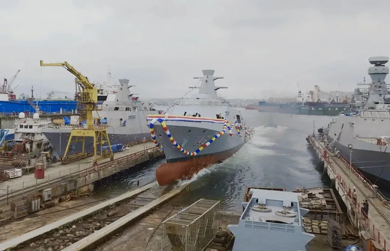 Turkiye’s STM is building three littoral mission ships for the Royal Malaysian Navy. The third ship, Tunku Osman Jewa (143), was launched in August 2026.