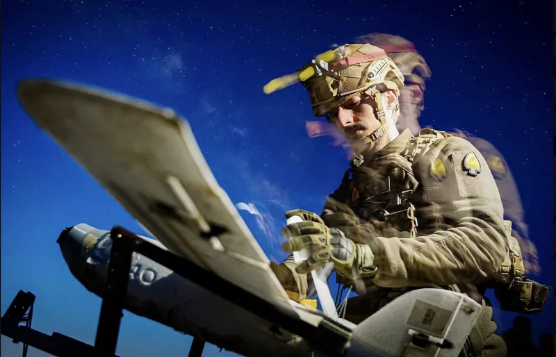 Ukrainische Drohnen profitierten bis gestern von US-Unterstützung in Form von Starlink-Kommunikation. (Symbolbild)