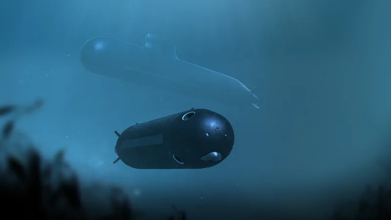 Das unbemanntes Unterwasserfahrzeug (LUUV) von Saab soll von U-Booten aus eingesetzt werden.