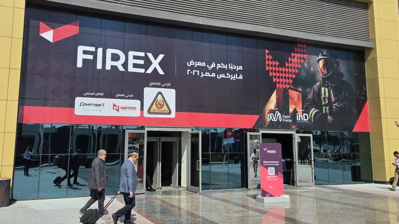 Eindrücke von der Brandschutzfachmesse FIREX Egypt in Kairo.