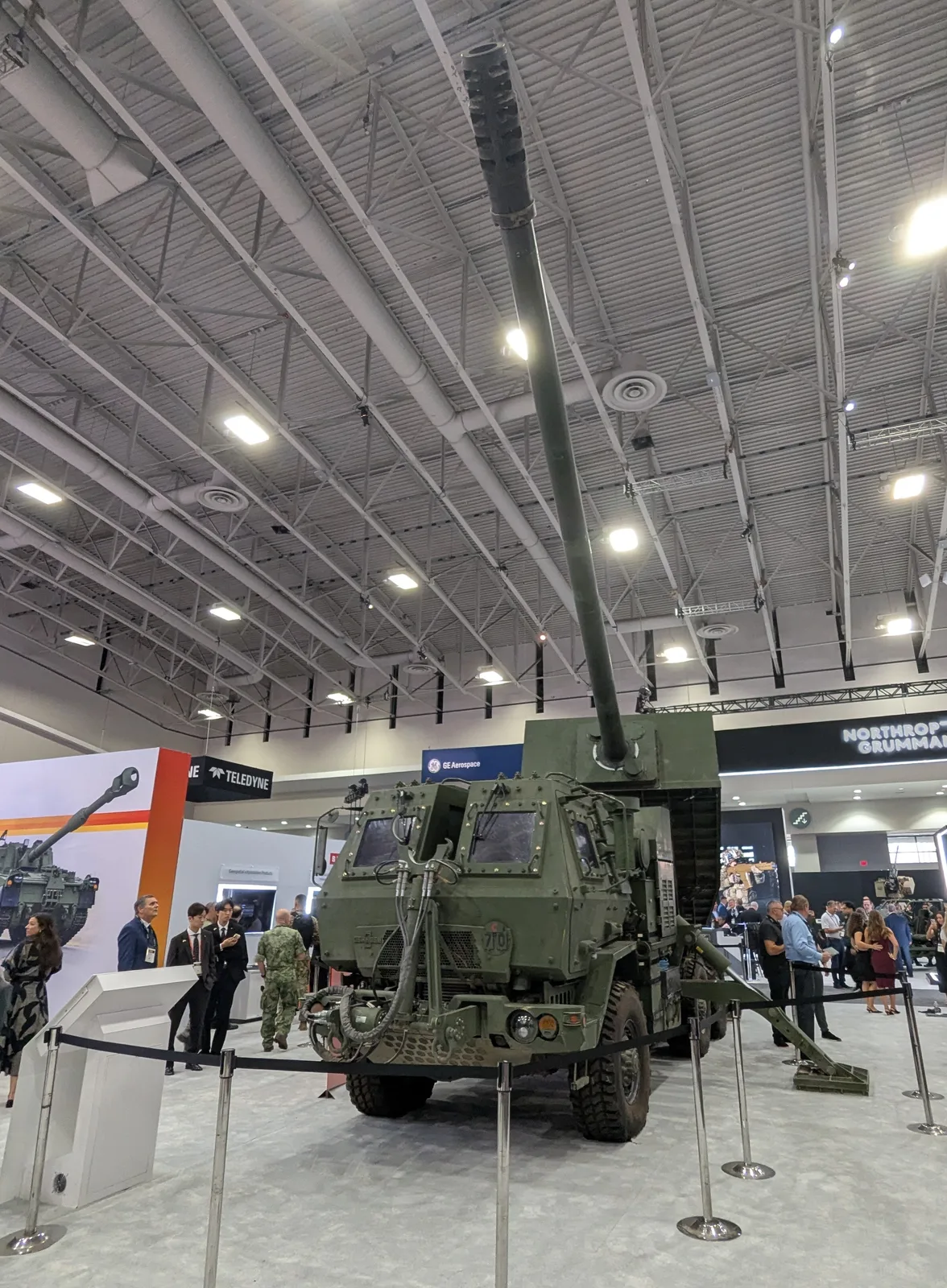 At AUSA 2026 BAE Systems unveiled the Multi-Domain Artillery Cannon System (MDACS), which can strike fixed and moving ground targets with the Scorpion-XR precision-guided munition and air targets with the Hypervelocity Projectile (HVP).