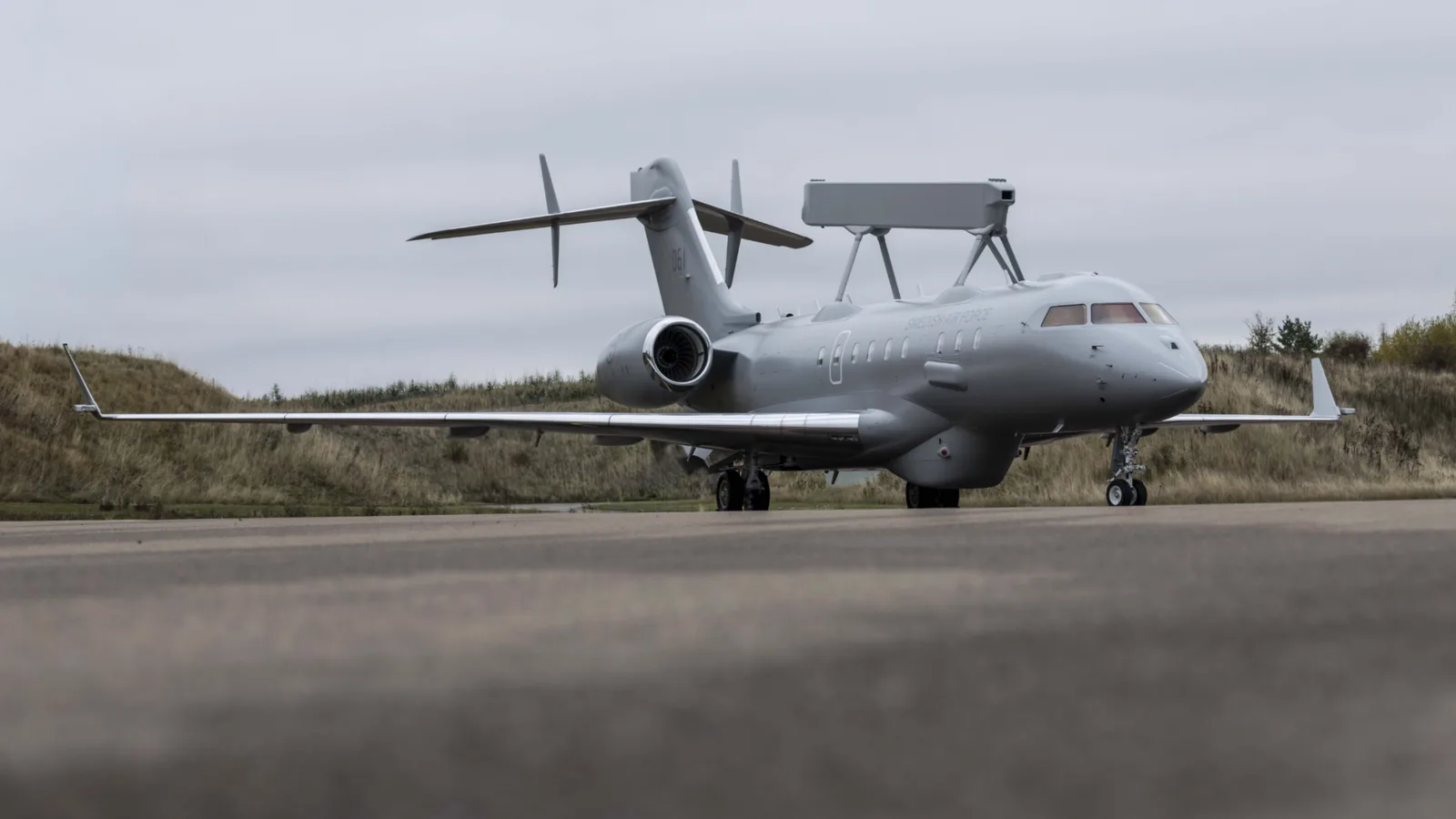 Sweden has ordered three GlobalEye AEW&C aircraft from Saab, the first of which was officially presented on 15 October 2026.