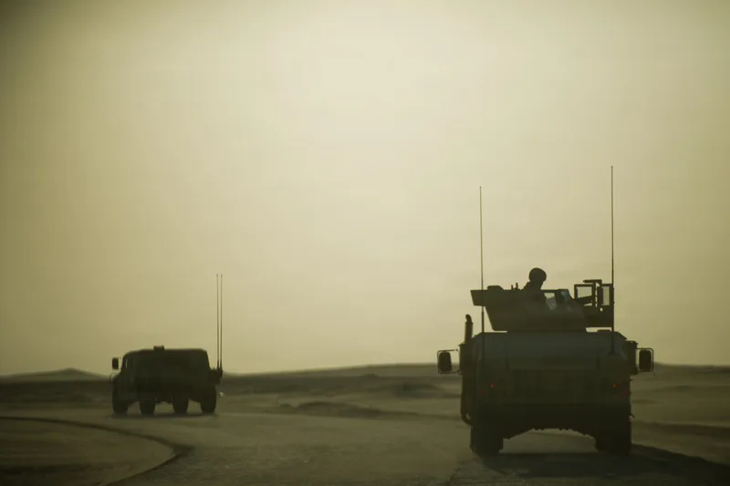 The venerable Humvee remains in service in large numbers across numerous armed forces, thereby providing a ready stock for conversion to optionally-manned vehicles. (USMC/Cpl Tommy Huynh)