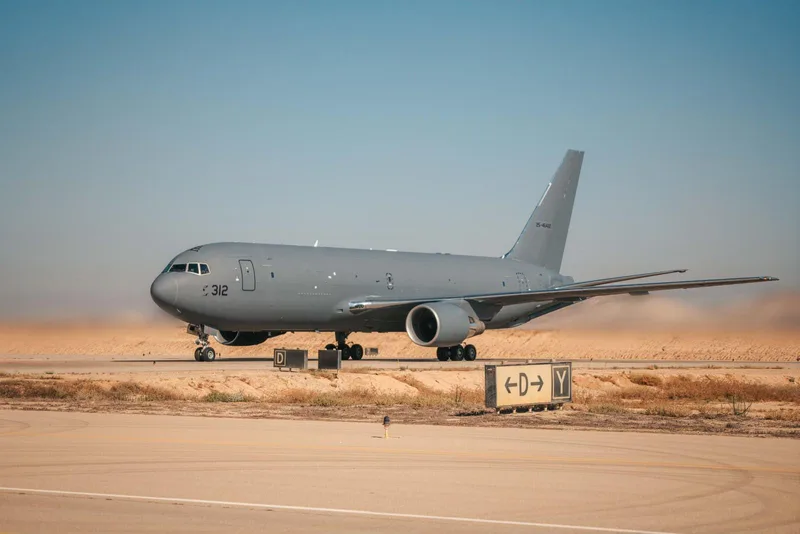 Boeing delivered the second of six KC-46A Gideon tankers (aircraft 312) to the Israeli Air Force on 21 August 2026. It was assigned to the newly established 46th ‘HaGideon’ Refuelling Squadron at Nevatim Air Base.